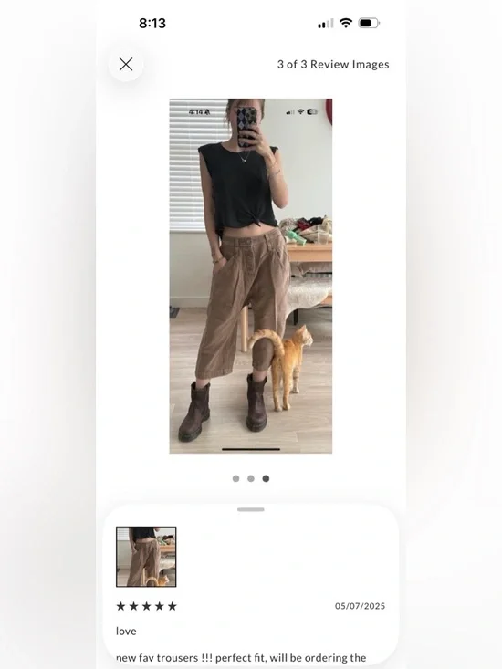 NWOT FREE PEOPLE Maven Crop in Dusted Cocoa - Picture 5 of 6